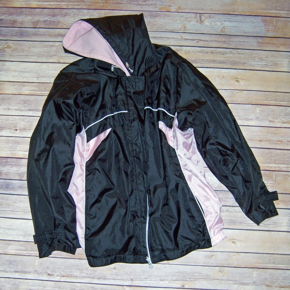 Reversible hooded jacket